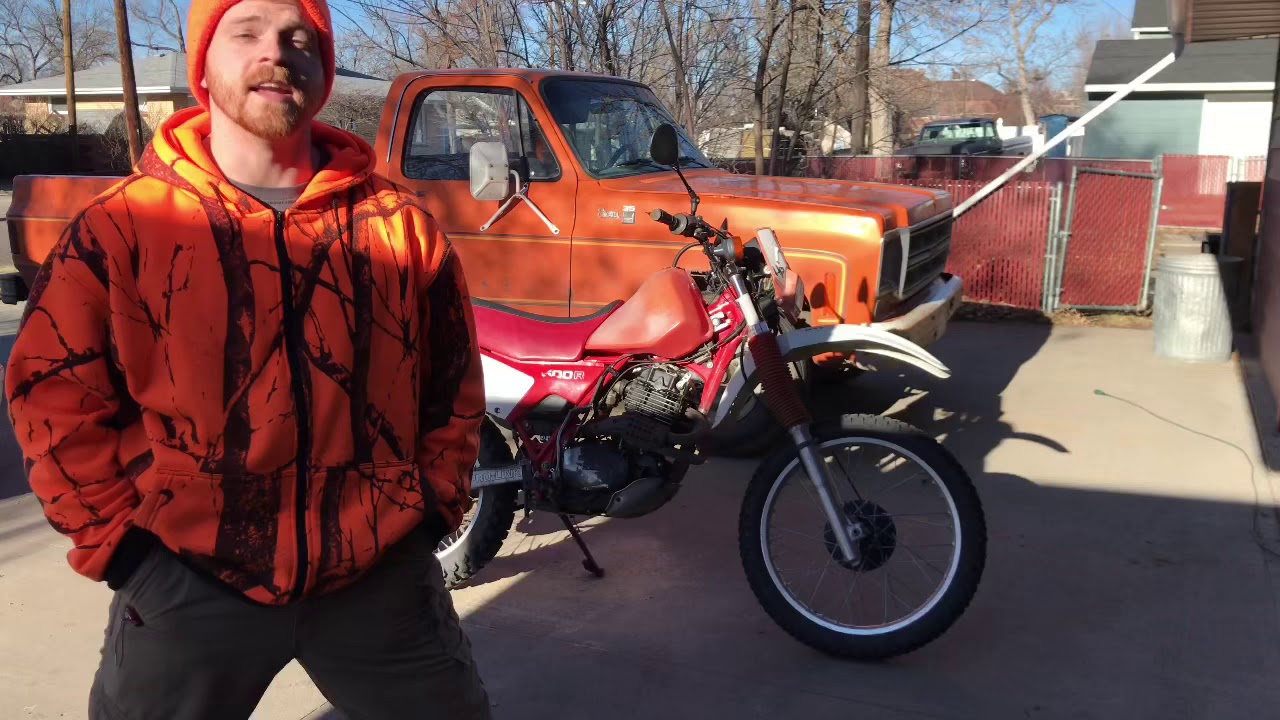 Honda XL500R cold start