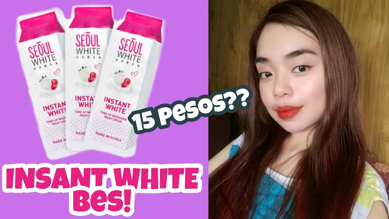 15 pesos lang!  INSTANT WHITE? (Seoul White Korea instant white cream)