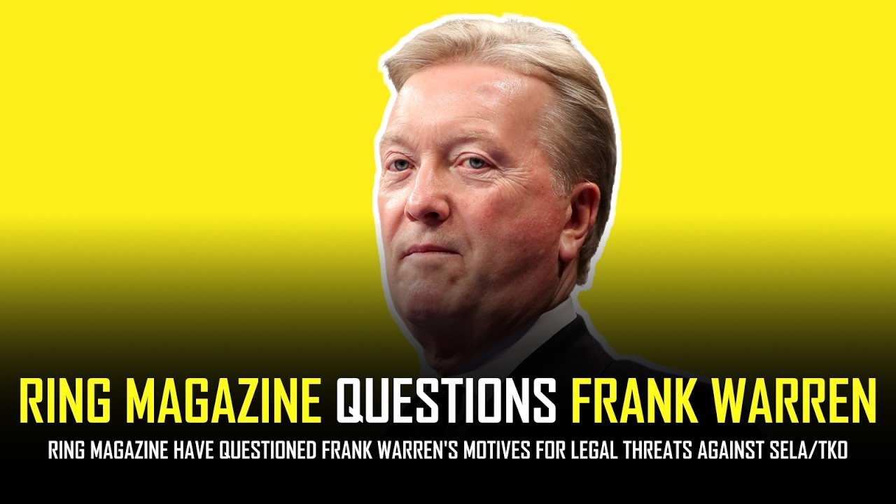 RING MAGAZINE STRIKE BACK AT FRANK WARREN!!! 🔥🥩 WARDLEY VS DUBOIS PRESS CONFERENCE (REACTION)