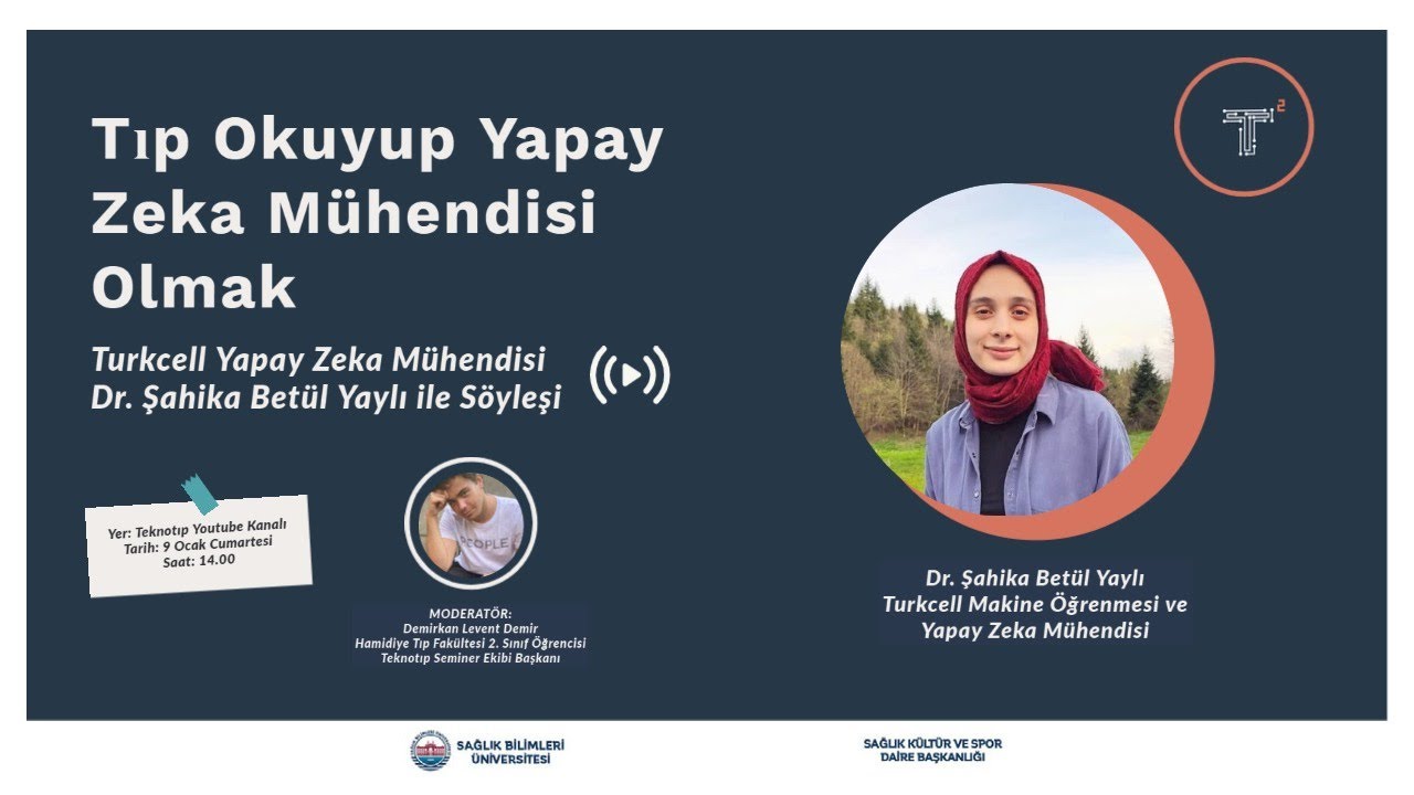 Tıp Okuyup Yapay Zeka Mühendisi Olmak - Dr. Şahika Betül Yaylı ile Söyleşi