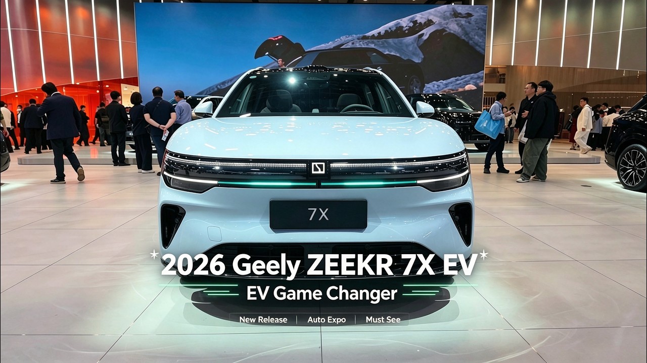 All New 2026 Geely ZEEKR 7X EV Exterior And Interior - Beijing Auto Show 2026 | 4K