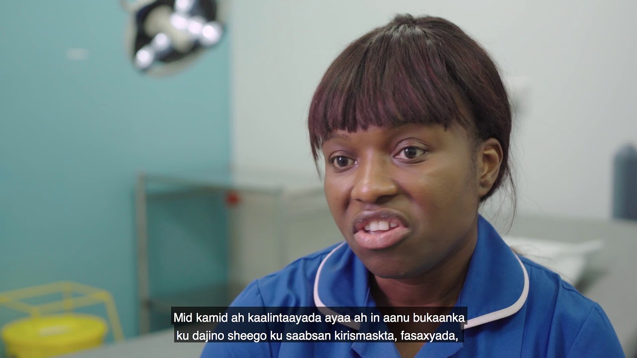 Having a hysteroscopy in an outpatient clinic