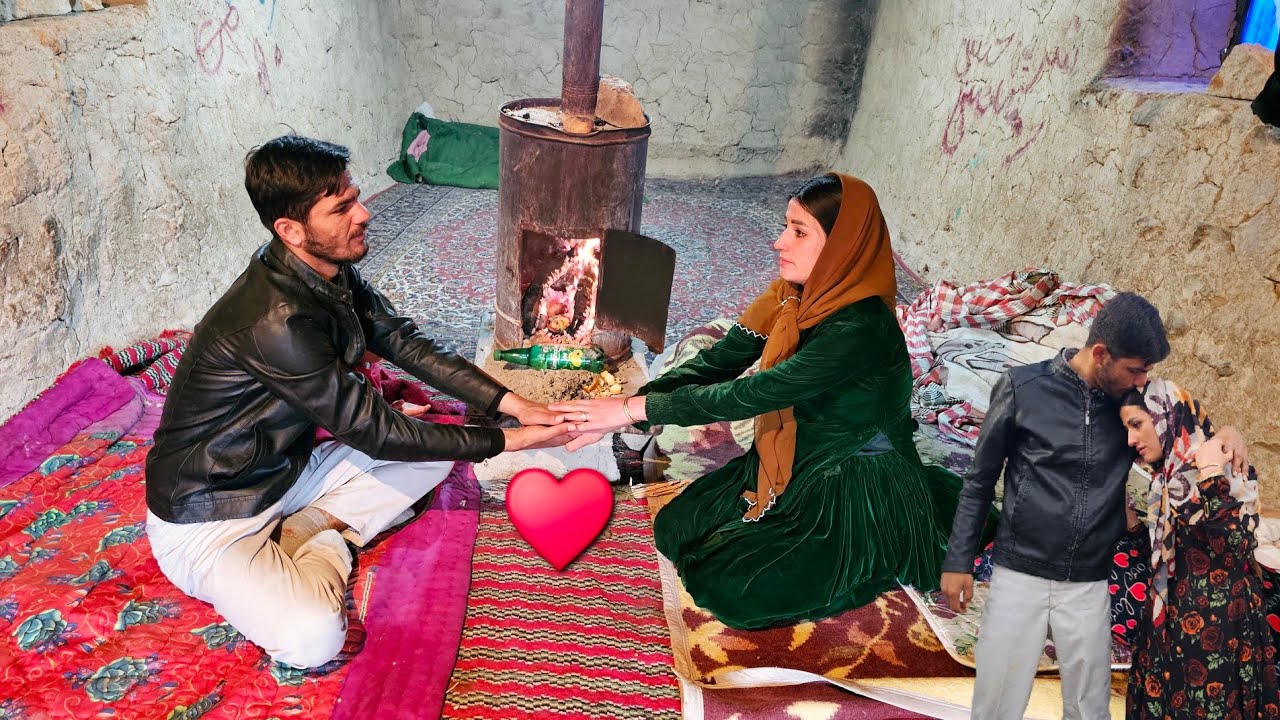 Zulfa and Ramin's romantic nomadic life in a remote mountain home