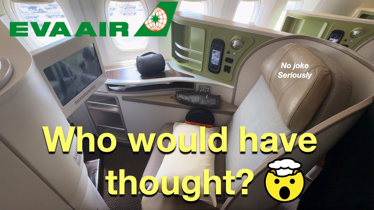 4K | Shocking Revelation of EVA Air's Unbelivable B777-300ER Business Class Singapore to Taipei