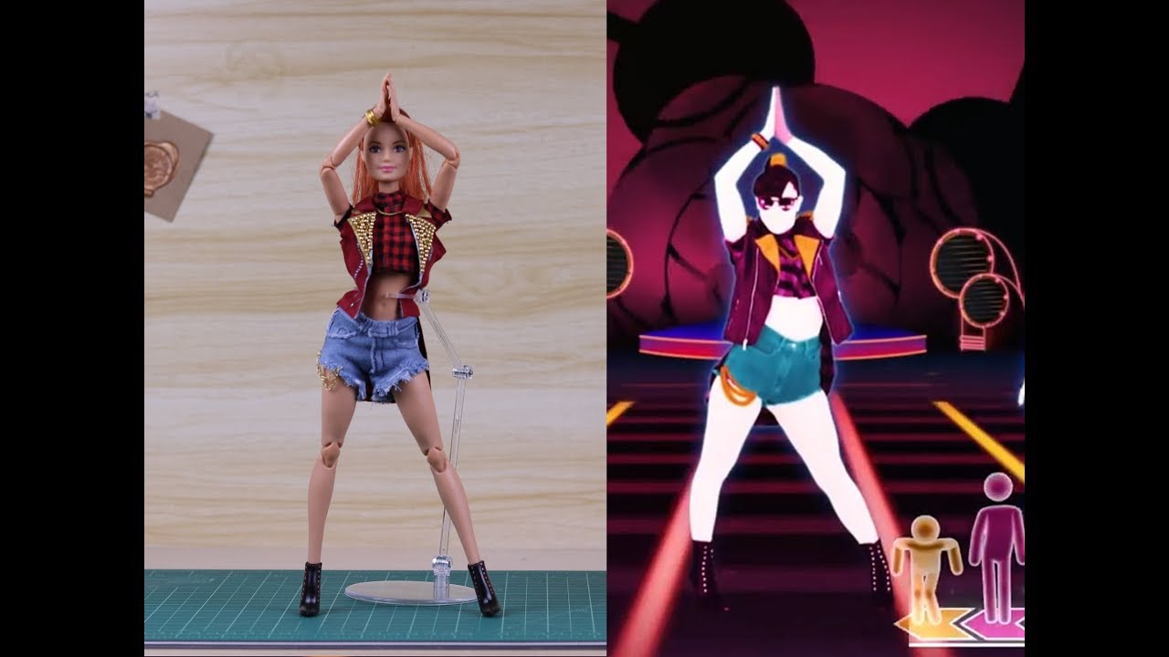 Just Dance Unlimited Hand clap Barbie stop motion