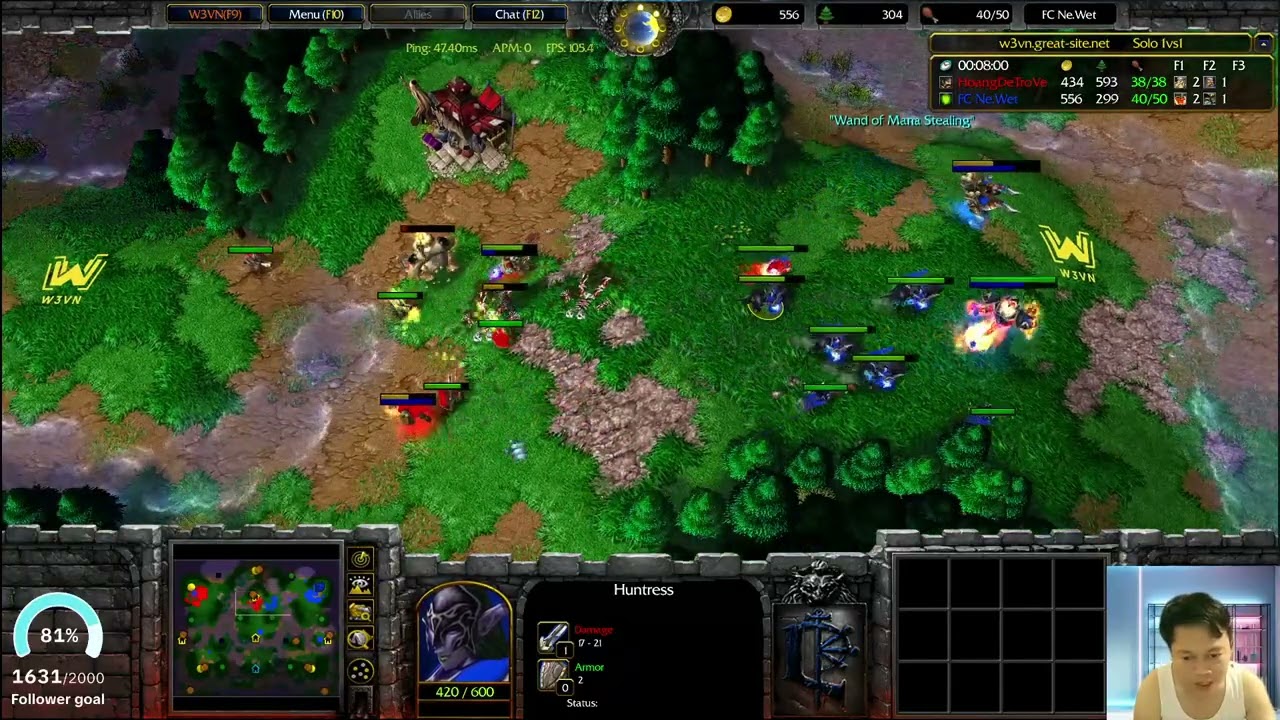 Match 5 - Race War Night Elf vs Human Tournament - Wetpussy vs Ninh