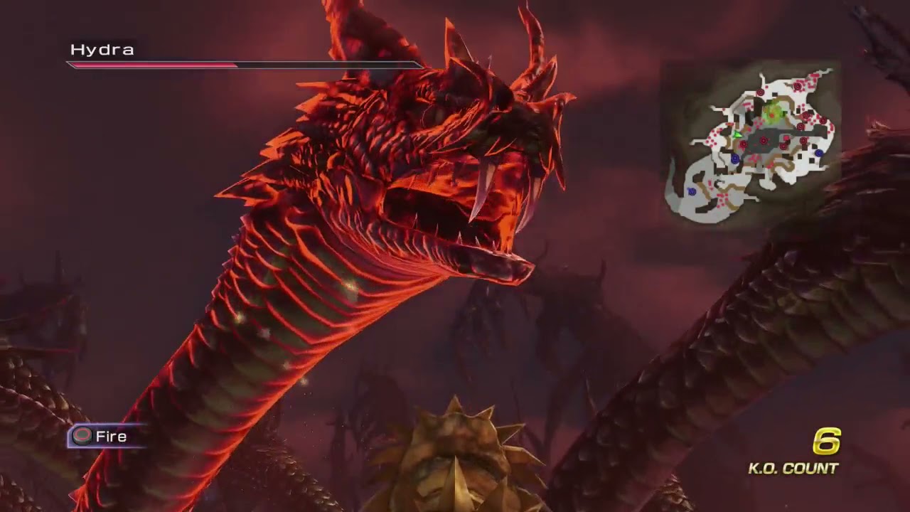 Warriors Orochi 3 Ultimate - defeating the Hydra with an arbalest