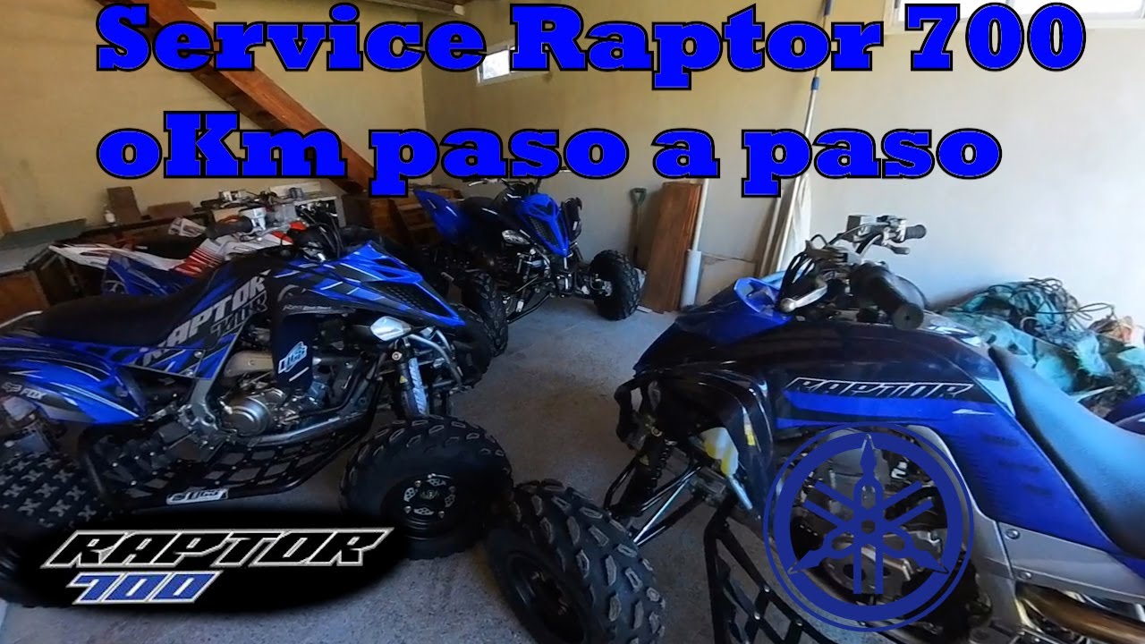 Raptor 7️⃣0️⃣0️⃣ Cambio de Aceite paso a paso !!
