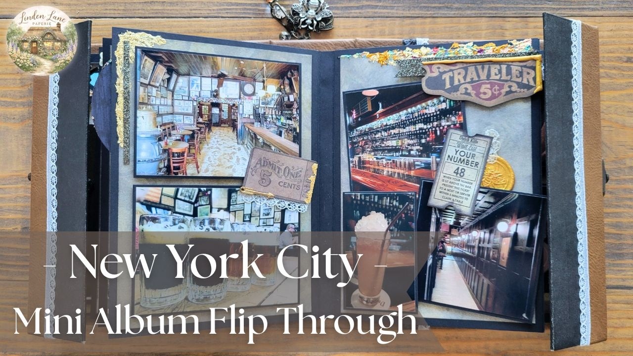 NYC Mini Album Flip Through | Travel Scrapbook