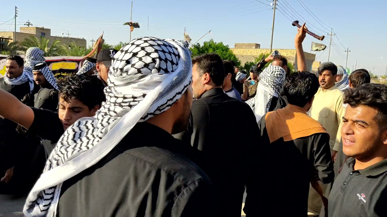 عراضة البهادل يوم السابع فاتحة جدي المرحوم الشيخ حسن مجيد جاسم الحسن الخفي البهادلي (رحمه •اللّه)