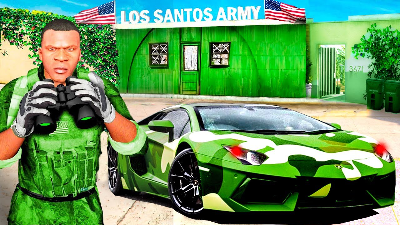 T&ocirc;i đ&atilde; biến NG&Ocirc;I NH&Agrave; của Franklin th&agrave;nh một CĂN CỨ QU&Acirc;N SỰ Trong GTA 5! 🏡🪖(Mod)