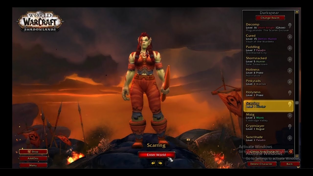 Orc Starting Zone World Of Warcraft