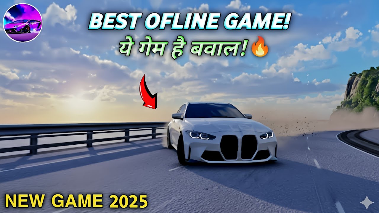 Top Offline Game 2025? 🤯 Caucasus Parking Review in Hindi - Drift & BMW M4! 