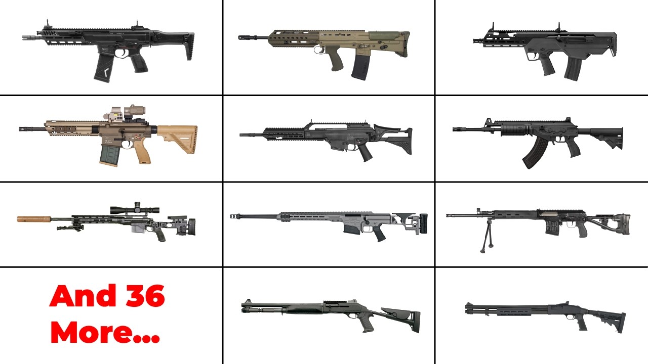 All 47 Leaked BATTLEFIELD 6 Weapons