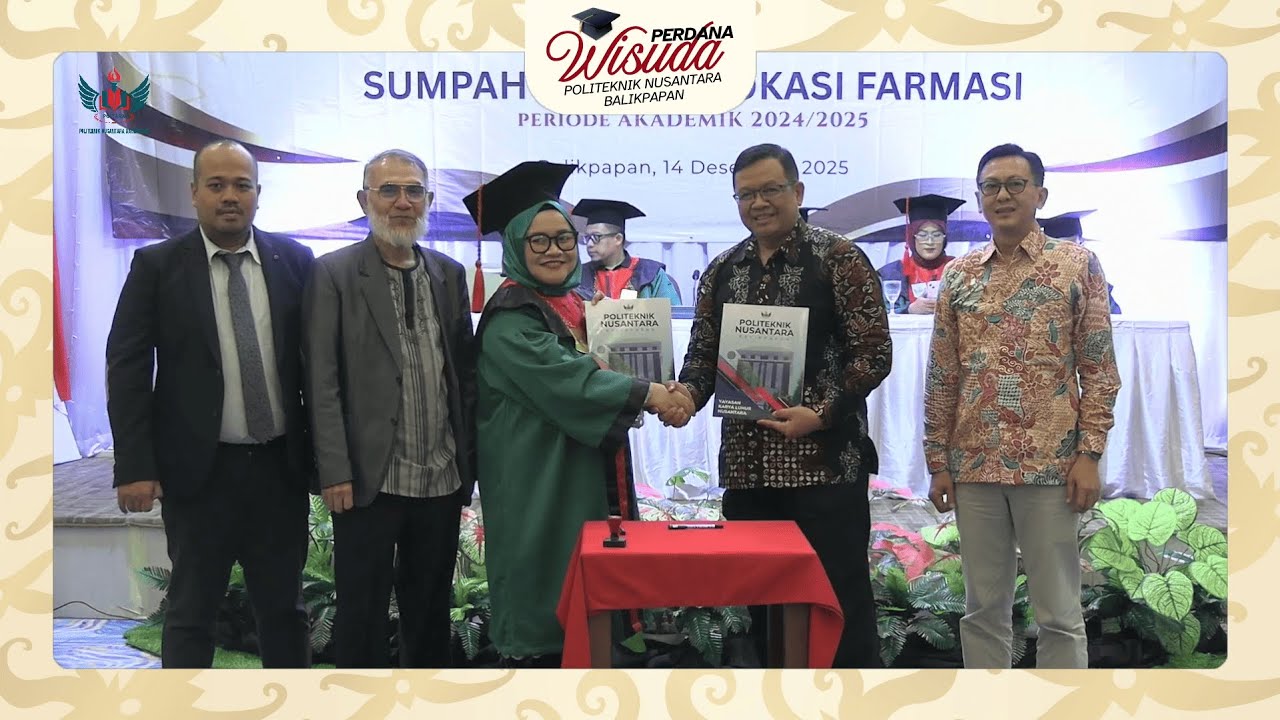 WISUDA KE-1 POLITEKNIK NUSANTARA BALIKPAPAN