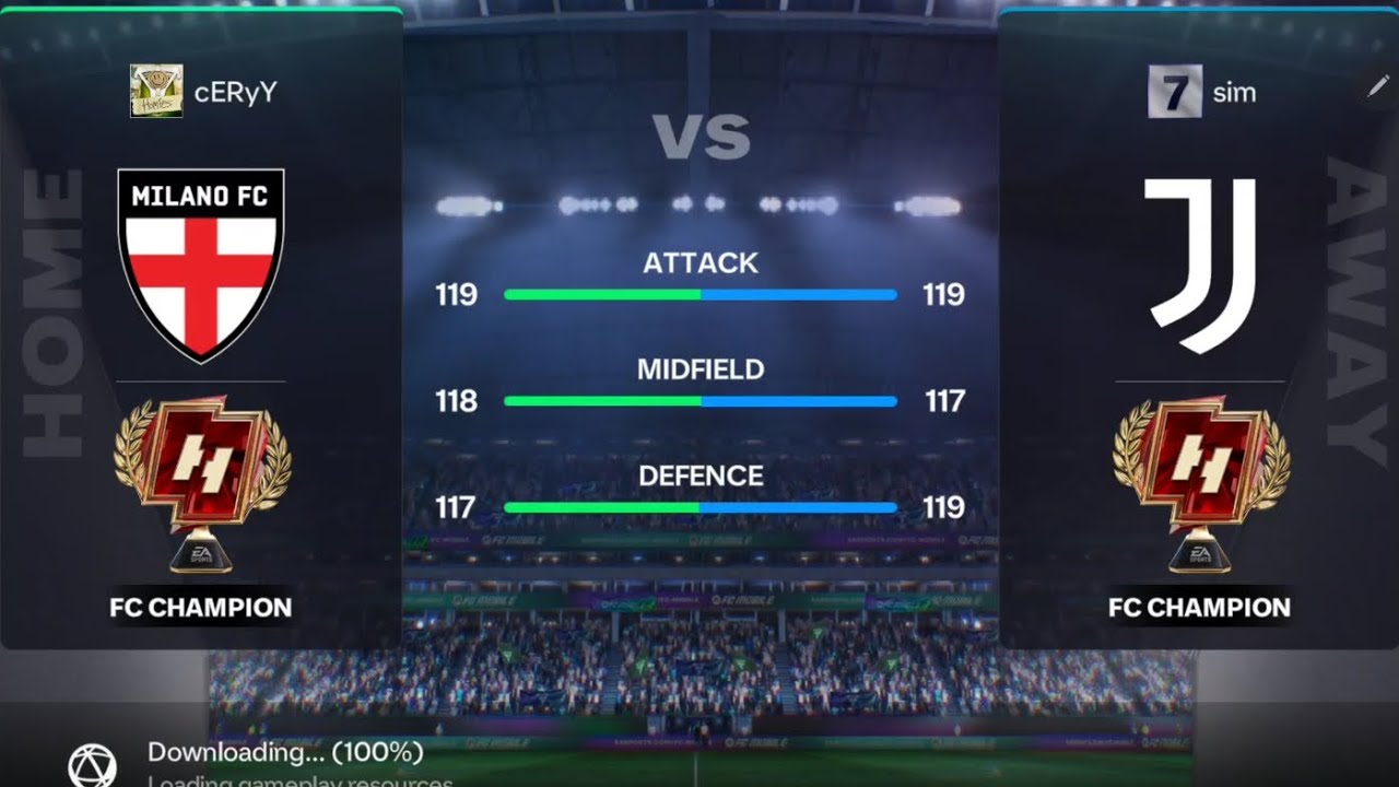 5 Goal Classic! Juventus vs Milano 3–2 🔥 | FC CHAMPIONS GAMEPLAY 