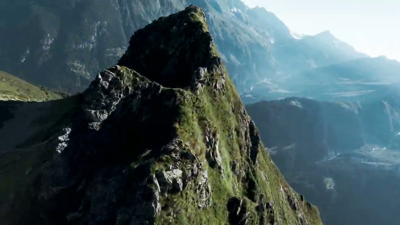 DJI FPV Mountain Surfing Switzerland Alps Cinematic 4K