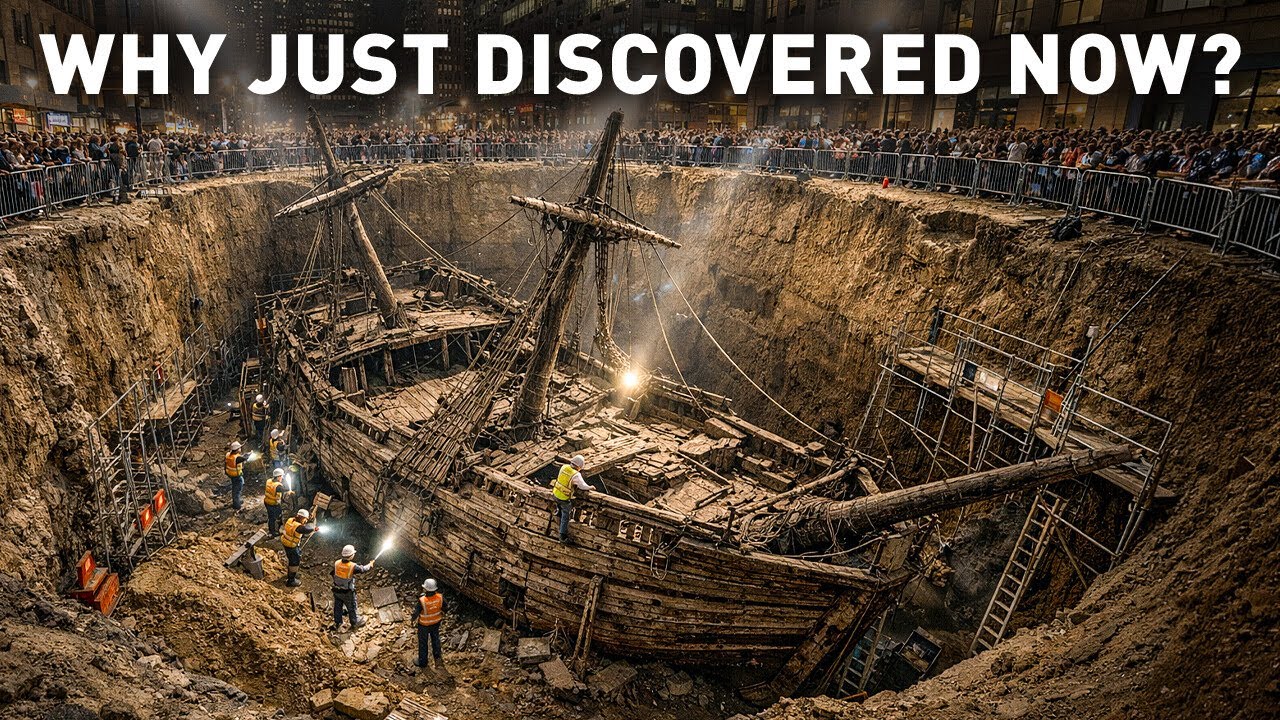 Massive Discovery Under London: 360-Year-Old Shipwreck