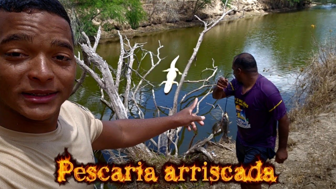 PESCANDO EM BAIXO D'AGUA - USAMOS UM M&Eacute;TODO DE SOBREVIV&Ecirc;NCIA NA NATUREZA