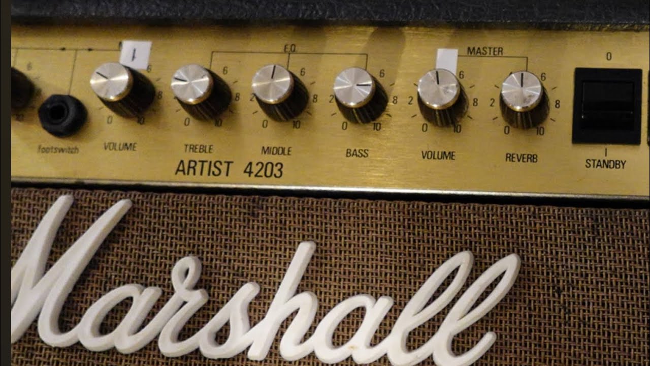 Marshall Artist 4203 Hybrid 80&rsquo;s Amp - My Amps Part 6