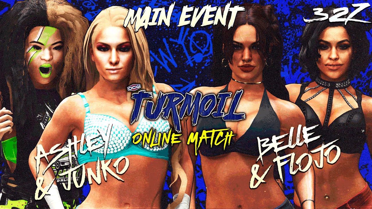 MAIN EVENT - Ashley Moore & Junko Jiirota vs. BELLE & Lotus Flojo - OCW Turmoil 327 (Voice Promo)