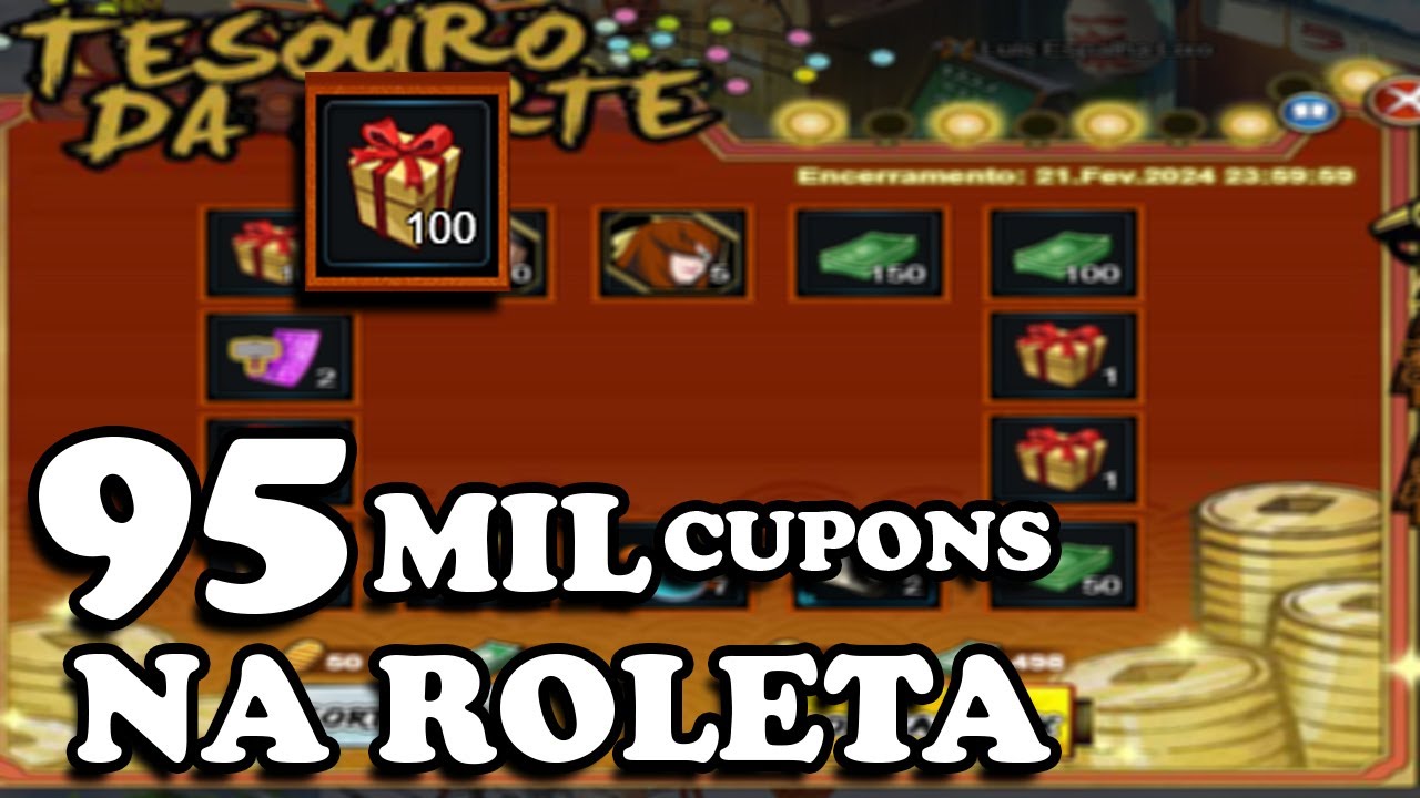 95 MIL CUPONS GASTOS E UMA CONTA SORTEADA! - NARUTO ONLINE