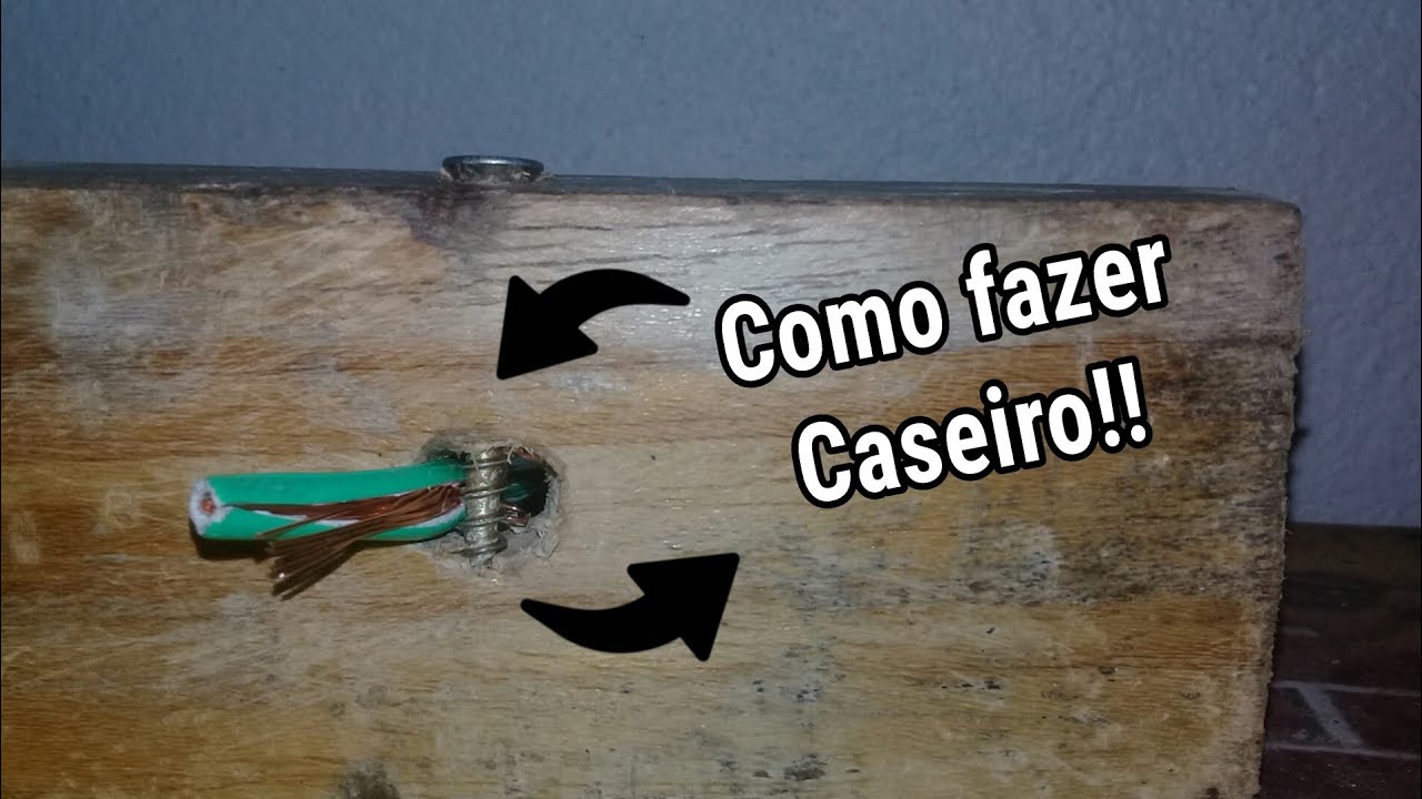 Como fazer descascador de fio de cobre *caseiro*