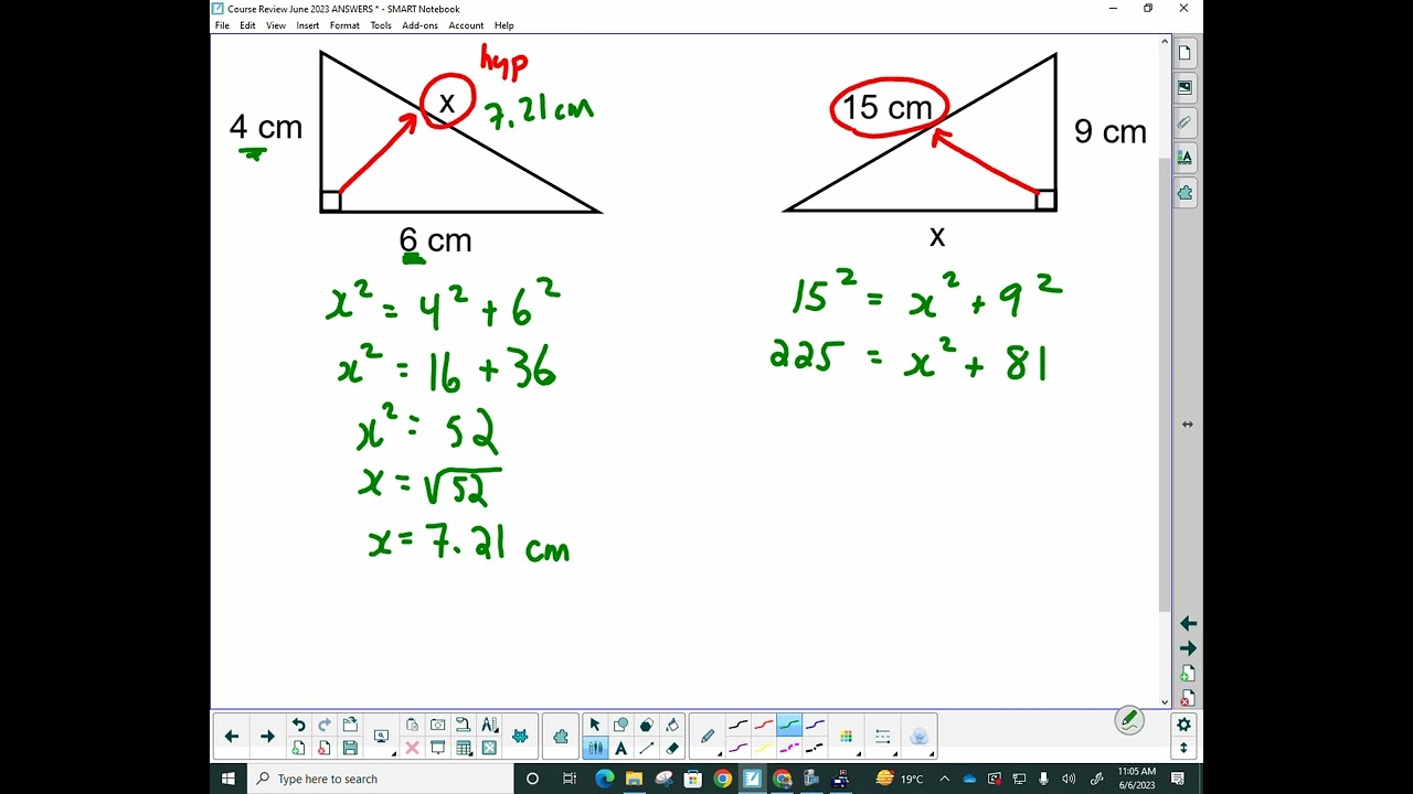 MTH1W Review C1 Pyth Th'm Video Lesson