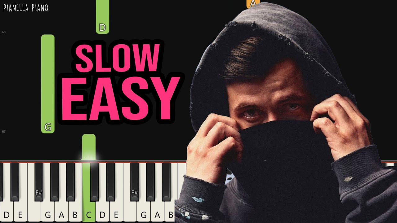 Alan Walker & Zak Abel - Endless Summer | SLOW EASY Piano Tutorial by Pianella Piano