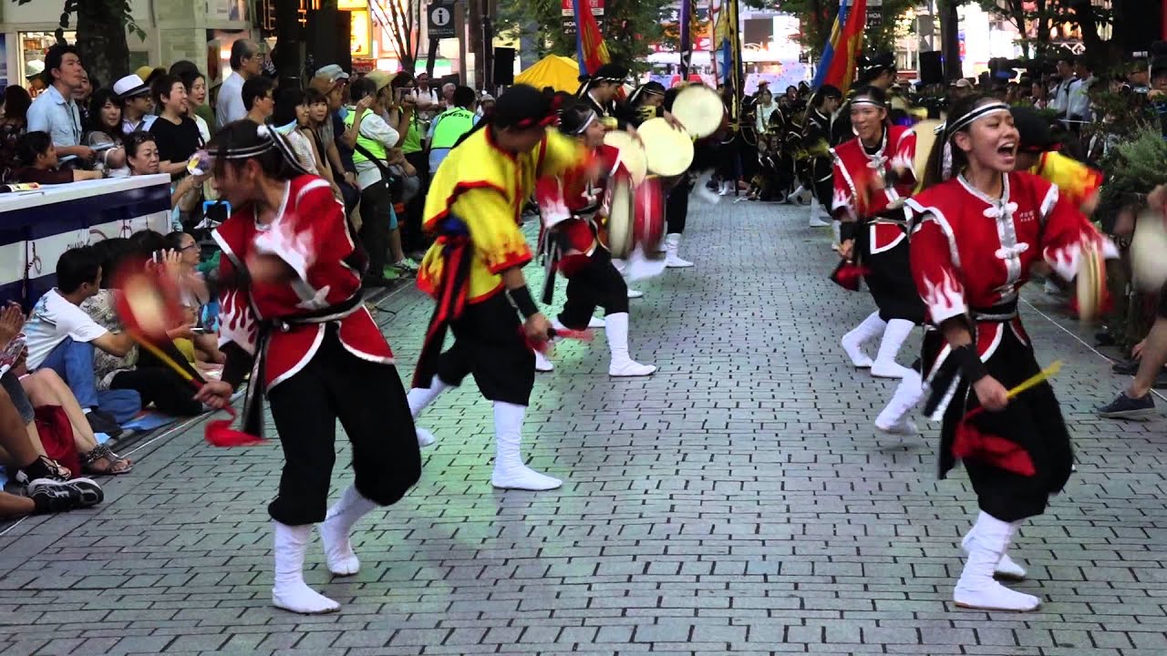 昇龍祭太鼓 (琉球愛歌) ＠ モア４番街 in 新宿エイサーまつり 2014