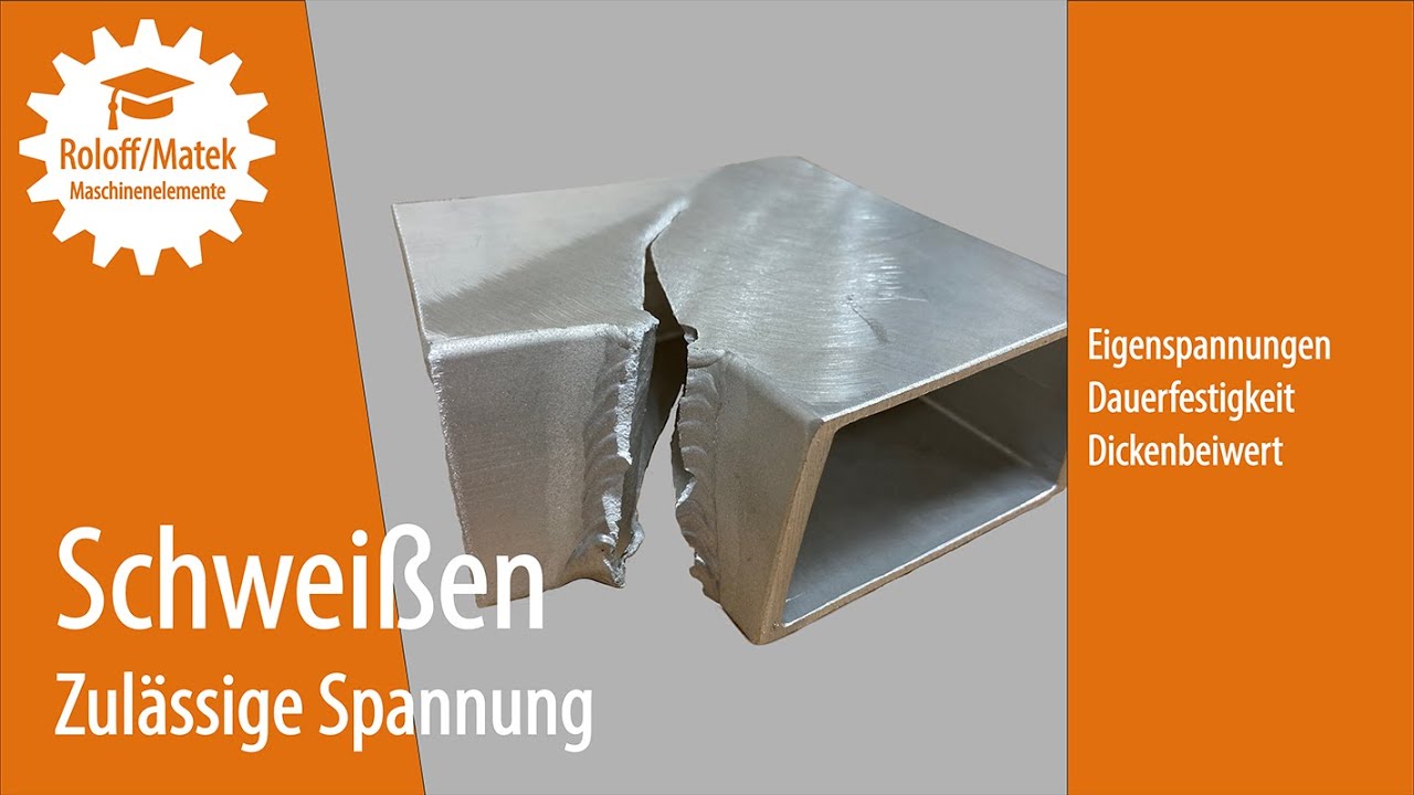 Schweißen: Zulässige Spannungen