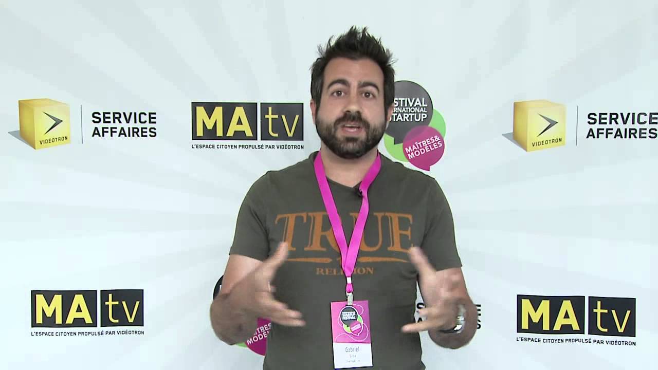 Startup festival Montreal | Le Pitch de GABRIEL SABA