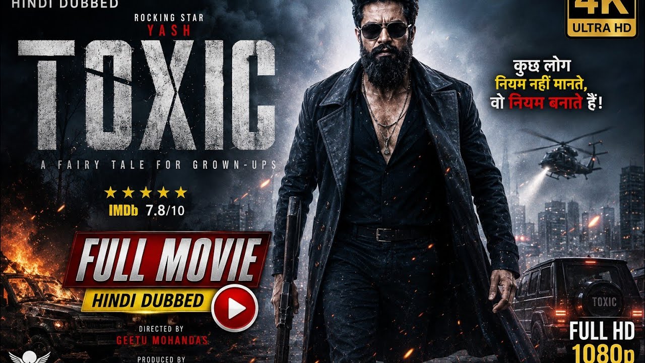 TOXIC Full Movie 🔥 | Hindi Dubbed | Yash Action Movie | 1080p HD