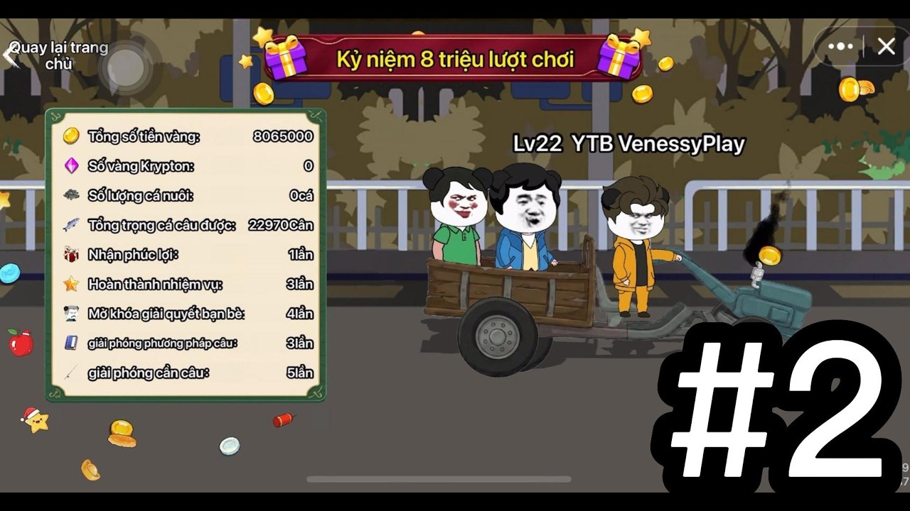 UP LÃO NGÔ LÊN LV50 ĐỂ MỞ KHÓA PHÁ PHỦ CHẦM CHU ( PHIÊN BẢN 8 TRIỆU LƯỢT CHƠI PHẦN 2)