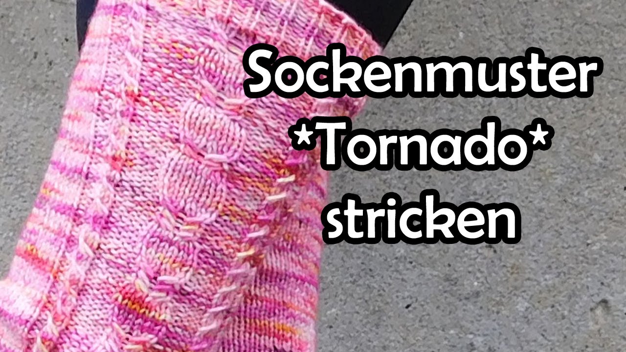 Sockenmuster *Tornado* stricken