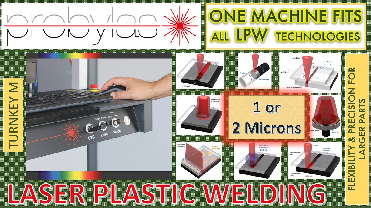 One machine fits all Laser Plastic Welding (LPW) Technologies