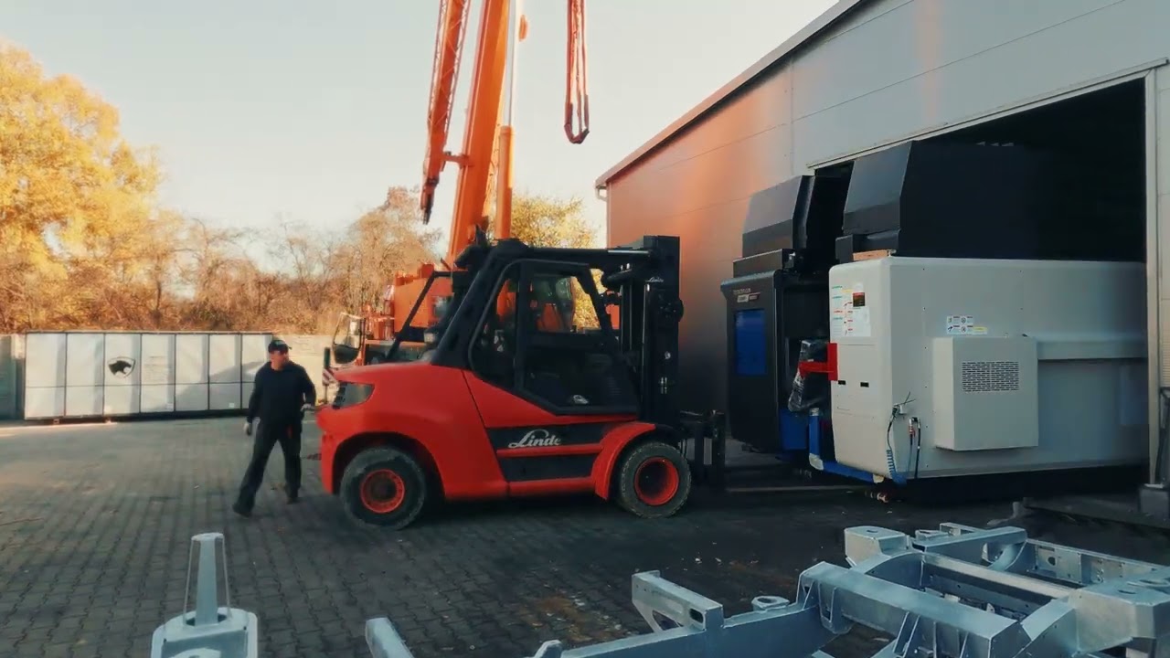 Delivery and unboxing Doosan DVF 8000T