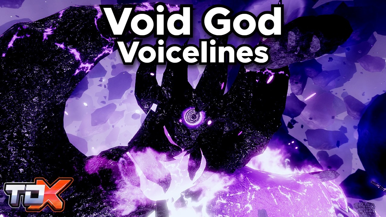 TDX Все голосовые реплики Void God