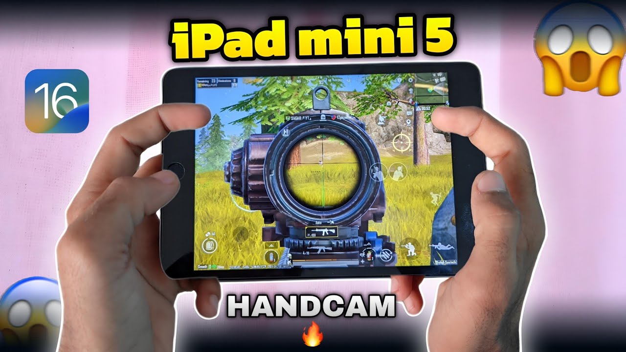 IPAD MINI 5 ❤️ PUBG TEST 2024 |LIVIK HANDCAM GAMEPLAY | PUBG MOBILE