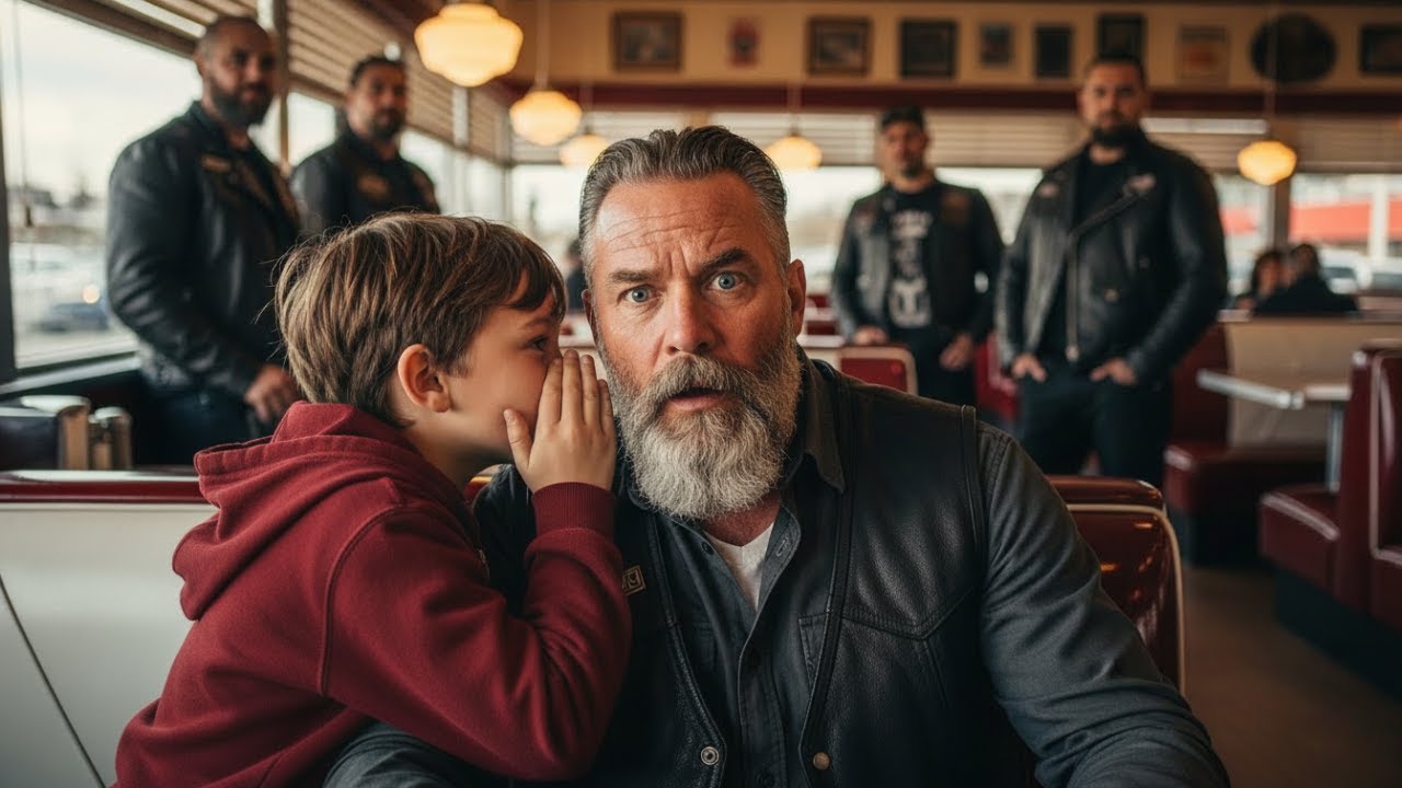 „Odjedź, to pułapka!” – szept dziecka do Hells Angels zmienił wszystko.