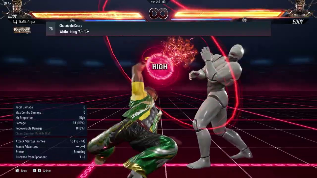 EDDY All Move List Tekken 8 Ver. 2.01.00