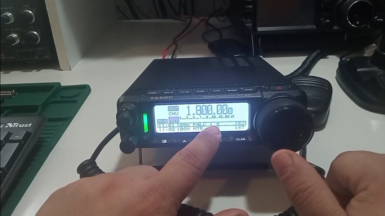 Modificación de potencias mediante menú de servicio en YAESU FT-891