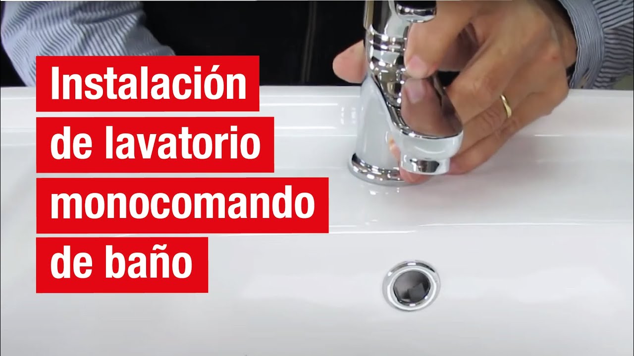 Aprende a instalar  un lavatorio monocomando de ba&ntilde;o Piazza | Easy Argentina