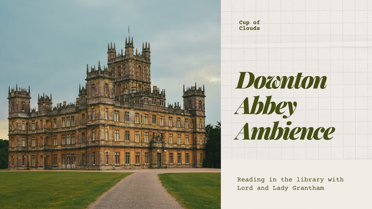 In the library with Lord & Lady Grantham 📰 | Downton Abbey Inspired ASMR Ambience (w/dialogue)