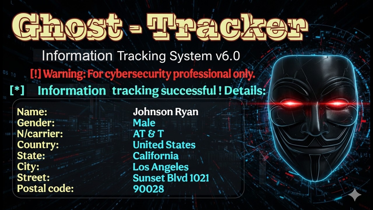 Track Anyone Online with Kali Linux in Seconds! | Ghost Track OSINT Tool DEMO