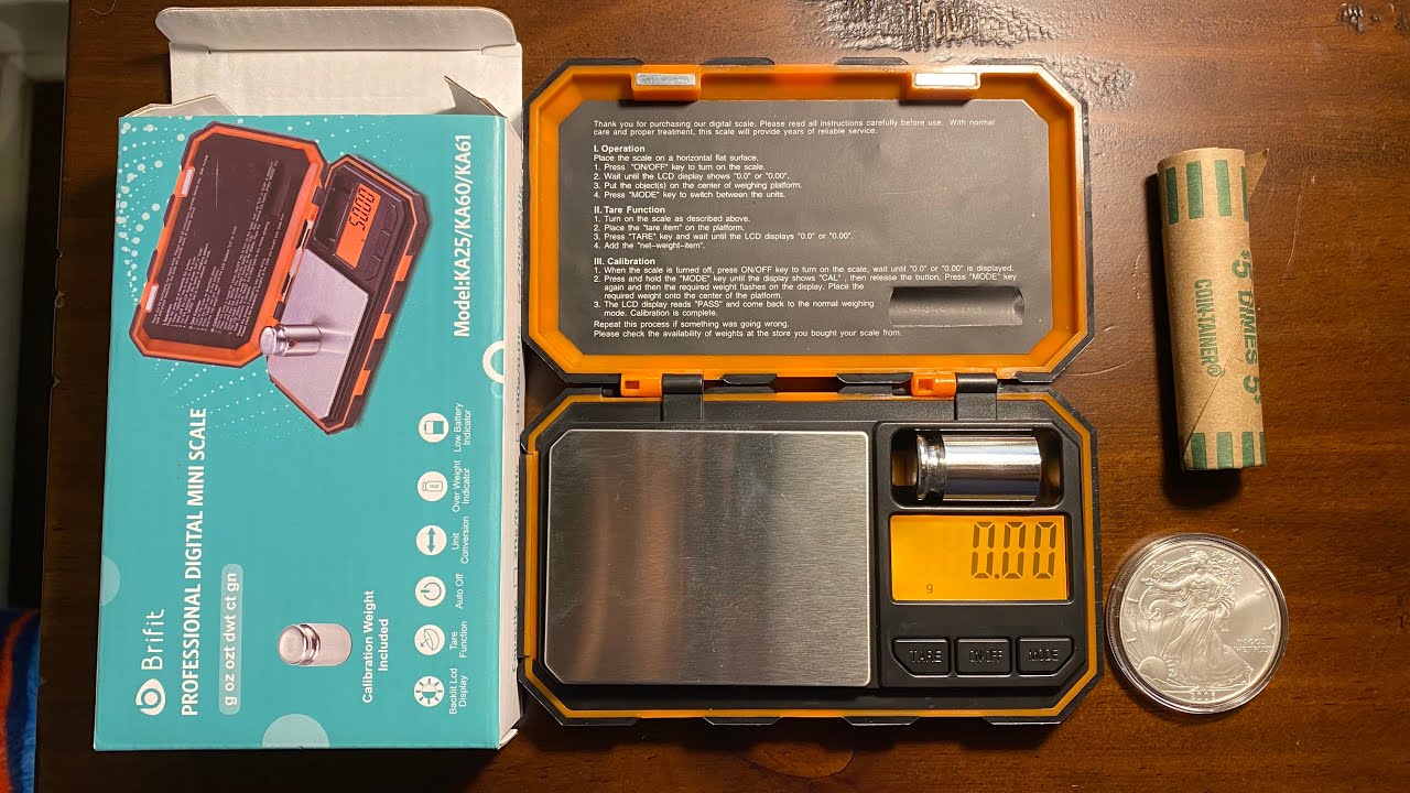 Brifit digital mini scale | THE BEST SCALE FOR COIN ANS BULLION COLLECTORS!