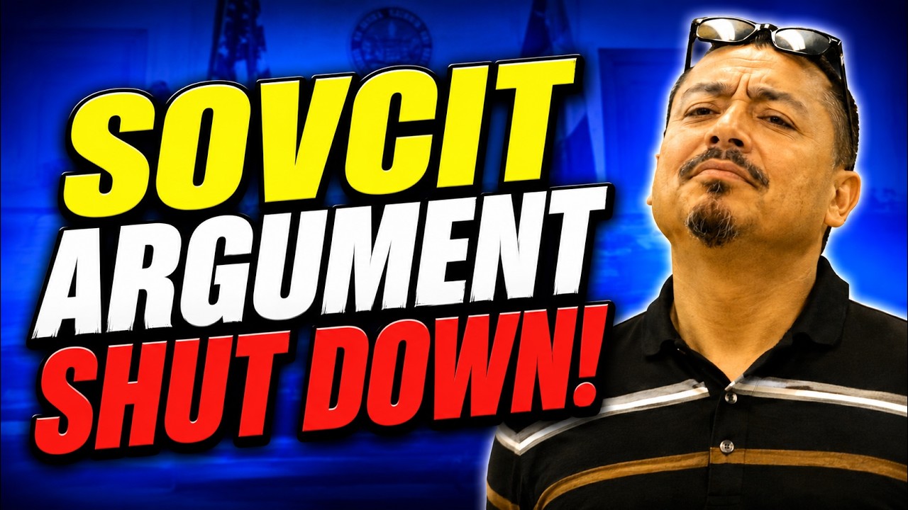 Sovereign Citizen Tries a Jurisdiction Argument&hellip; Judge Shuts It Down!