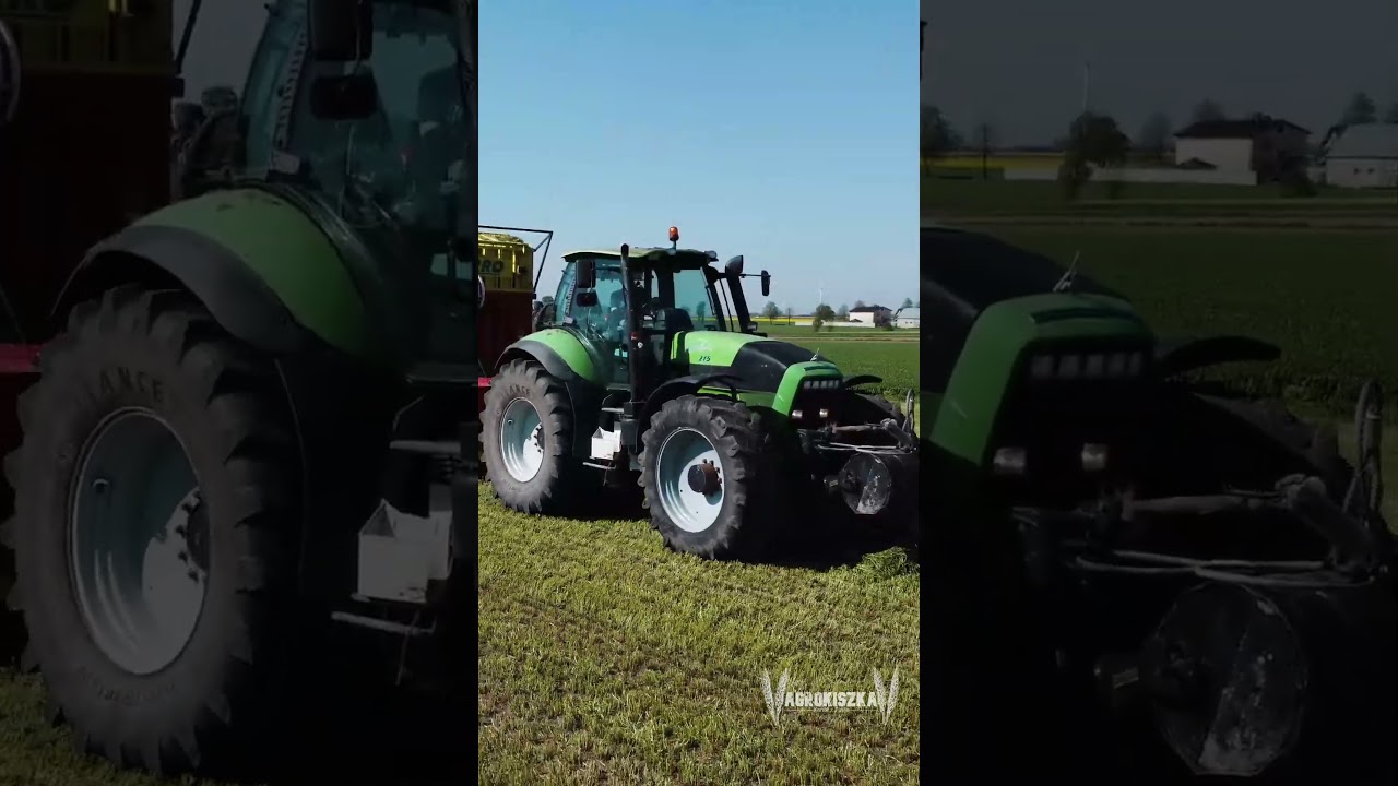 Sianokiszonka - Deutz Fahr Agrotron 215 & Pottinger Torro 5700