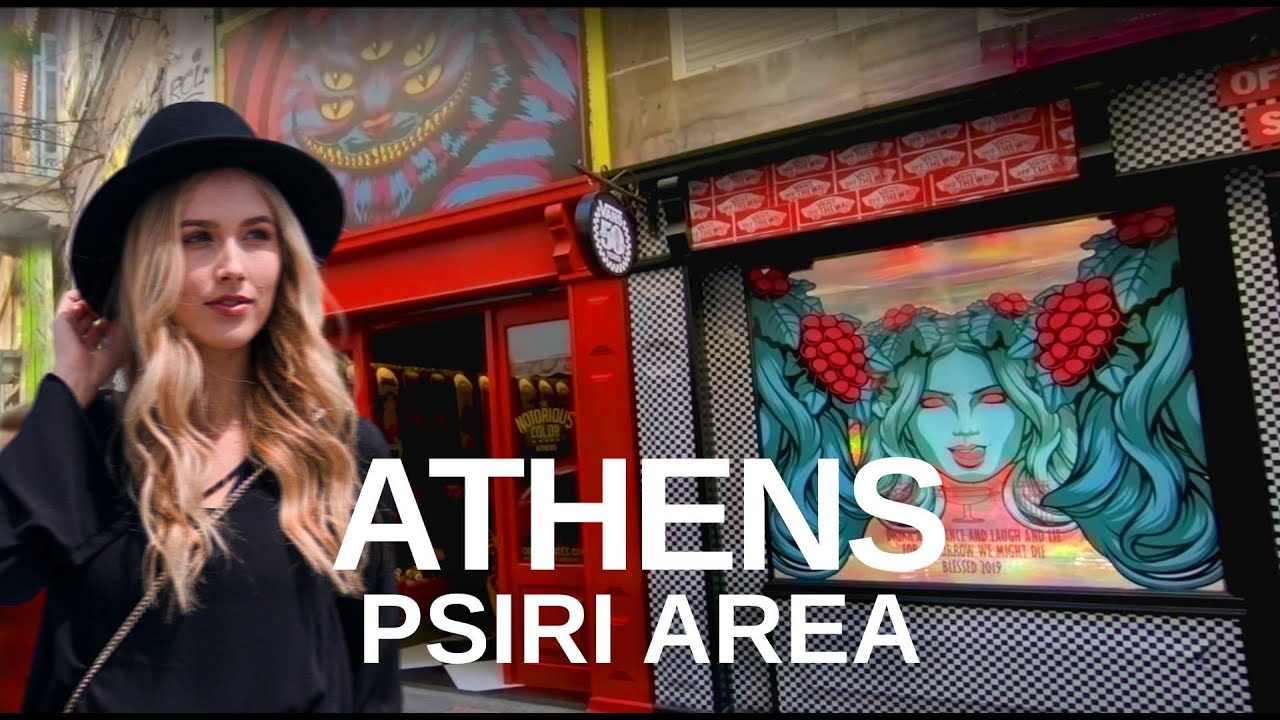 [4K] Athens Psyri Neighborhood Tour | What's it like?