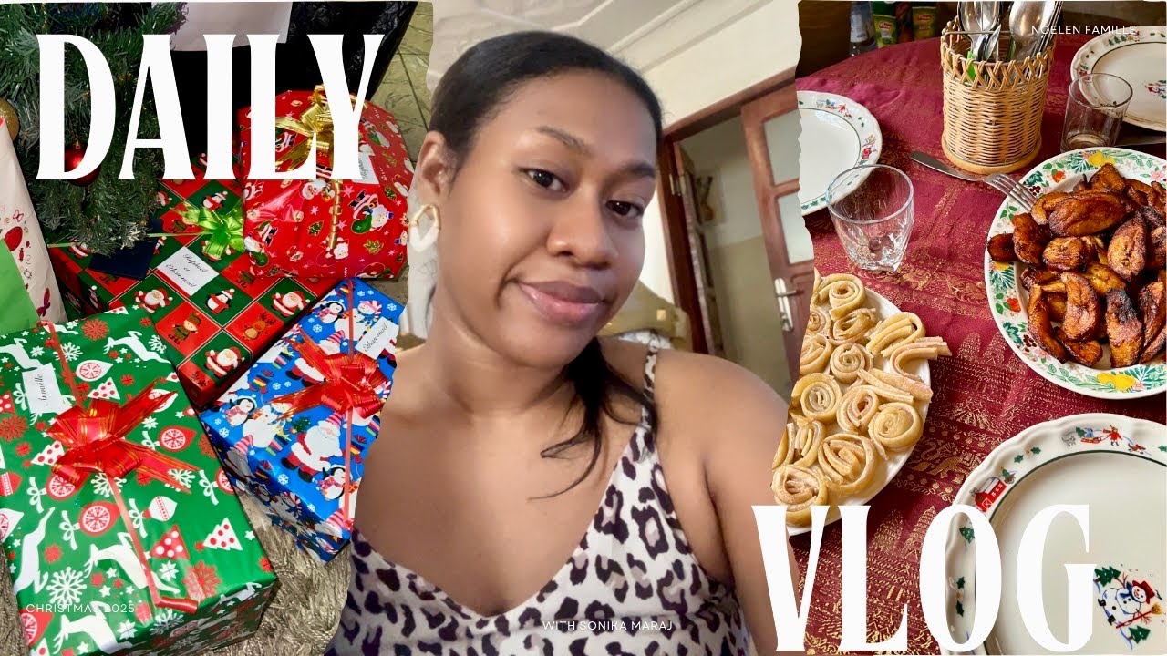Vlog de Noël 🎄 | Courses, repas, maladie et cadeaux du Père Noël |SONIKA MARAJ !